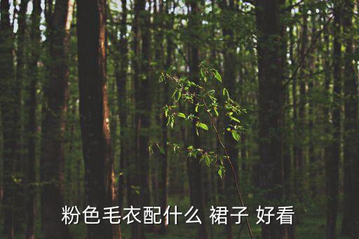 粉色毛衣配什么 裙子 好看