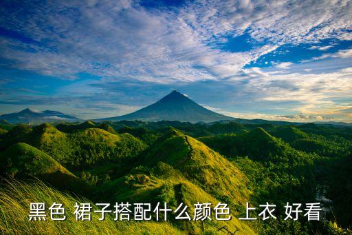 黑色 裙子搭配什么颜色 上衣 好看