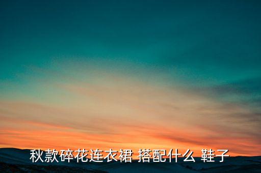 秋款碎花连衣裙 搭配什么 鞋子