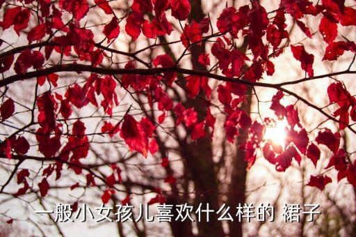 一般小女孩儿喜欢什么样的 裙子
