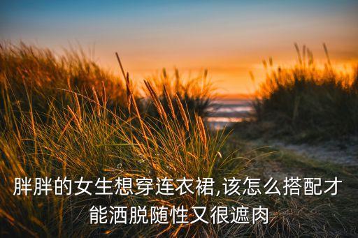 胖胖的女生想穿连衣裙,该怎么搭配才能洒脱随性又很遮肉