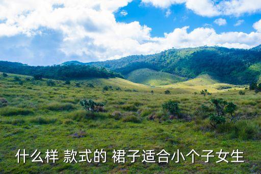 少女裙子款式,针织开衫吊带裙等减龄款式适合小个子女生