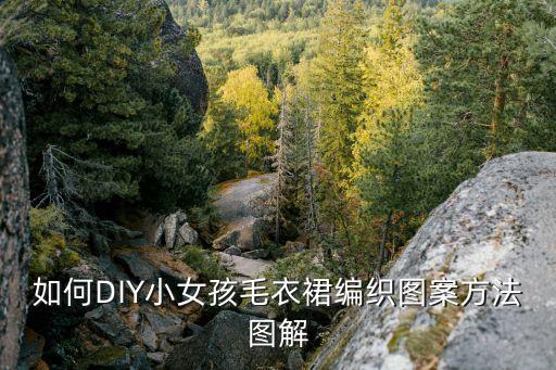 如何DIY小女孩毛衣裙编织图案方法图解
