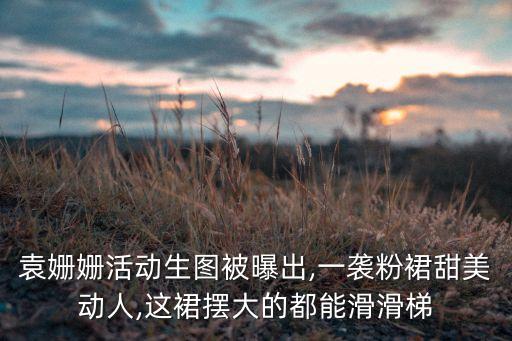 袁姗姗活动生图被曝出,一袭粉裙甜美动人,这裙摆大的都能滑滑梯