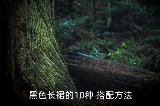  黑色长裙的10种 搭配方法