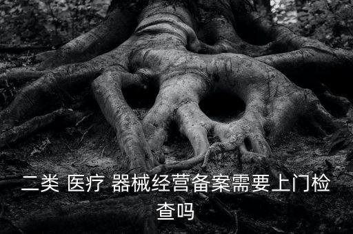 二类 医疗 器械经营备案需要上门检查吗