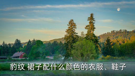 豹纹裙子,豹纹裙子搭配什么样的?