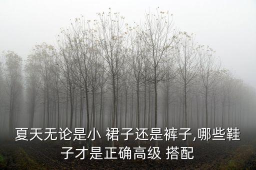 夏天无论是小 裙子还是裤子,哪些鞋子才是正确高级 搭配