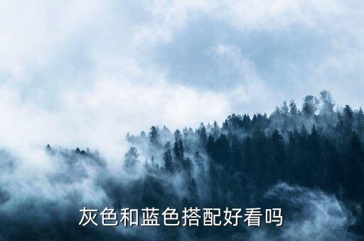 灰色和蓝色搭配好看吗