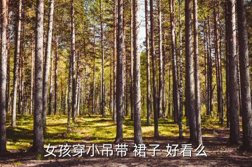 女孩穿小吊带 裙子 好看么