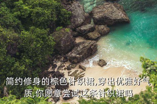 简约修身的棕色针织裙,穿出优雅好气质,你愿意尝试这条针织裙吗