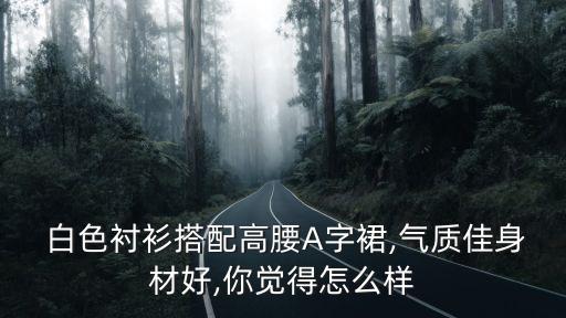  白色衬衫搭配高腰A字裙,气质佳身材好,你觉得怎么样