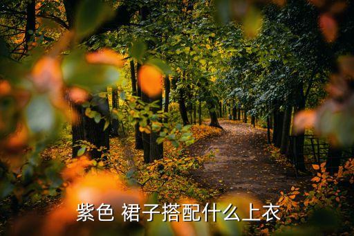 紫色半身裙子,紫色牛仔半身裙配蓝衬衫职业成熟感十足