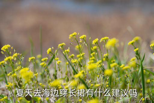 夏天去海边穿长裙有什么建议吗