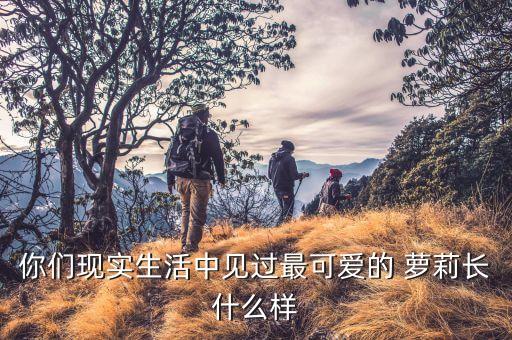 你们现实生活中见过最可爱的 萝莉长什么样