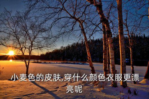  小麦色的皮肤,穿什么颜色衣服更漂亮呢