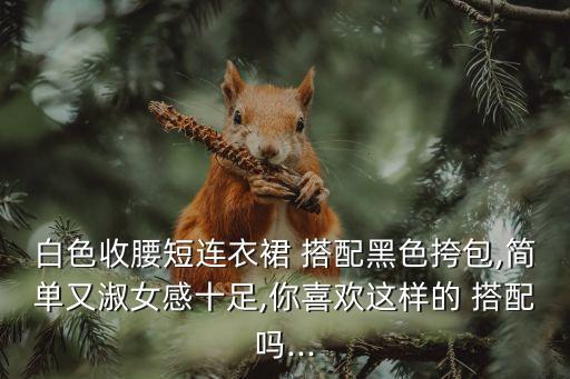 白色收腰短连衣裙 搭配黑色挎包,简单又淑女感十足,你喜欢这样的 搭配吗...