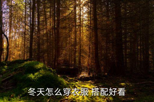 冬天怎么穿衣服 搭配好看