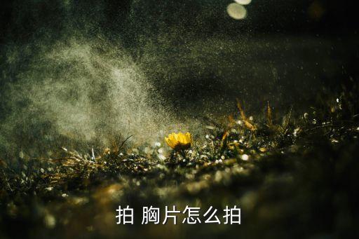 拍 胸片怎么拍