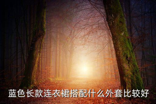  蓝色长款连衣裙搭配什么外套比较好