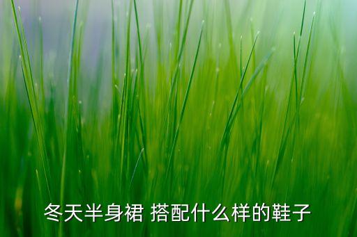 冬天半身裙 搭配什么样的鞋子