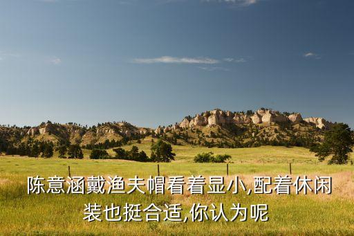  陈意涵戴渔夫帽看着显小,配着休闲装也挺合适,你认为呢