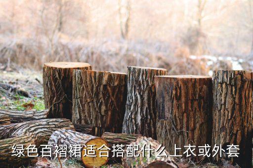 绿色百褶裙适合搭配什么上衣或外套