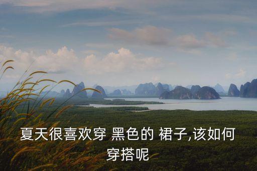 黑色裙子买几条好看,黑色花裙子配什么上衣好看图片