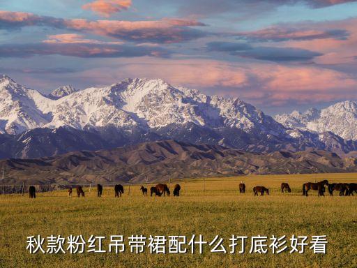 粉色背带裙子搭配,波点背带裙子搭配什么上衣