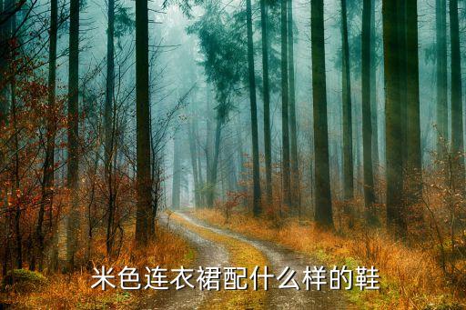  米色连衣裙配什么样的鞋