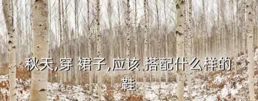 秋天,穿 裙子,应该 搭配什么样的鞋