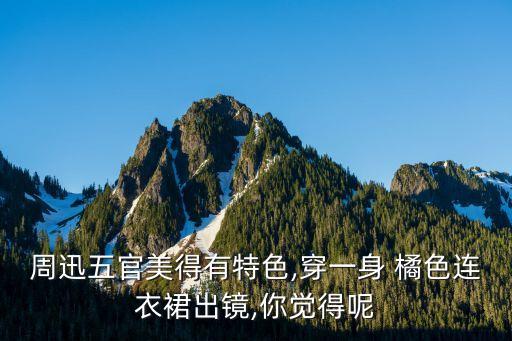 周迅五官美得有特色,穿一身 橘色连衣裙出镜,你觉得呢