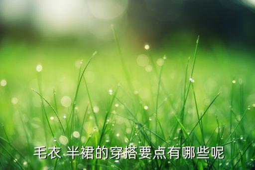 毛衣怎么配裙子,毛衣配裙子的图片