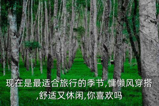 现在是最适合旅行的季节,慵懒风穿搭,舒适又休闲,你喜欢吗