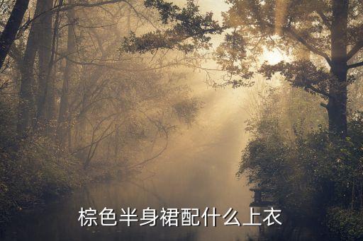 棕色半身裙配什么上衣