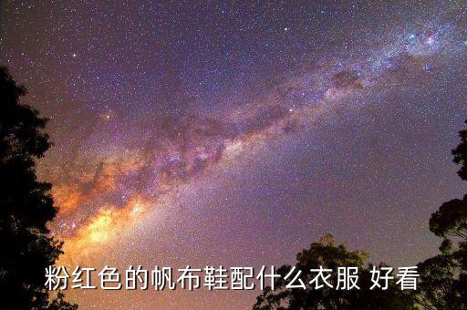 粉红色的帆布鞋配什么衣服 好看