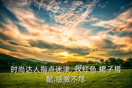 时尚达人指点迷津, 玫红色 裙子搭配,感激不尽