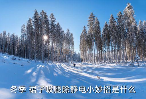 冬季 裙子吸腿除静电小妙招是什么