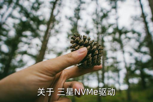 关于 三星NVMe驱动