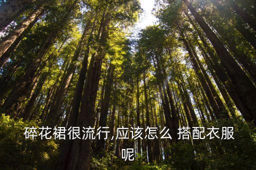  碎花裙很流行,应该怎么 搭配衣服呢