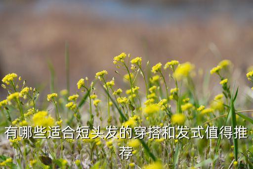 有哪些适合短头发的穿搭和发式值得推荐
