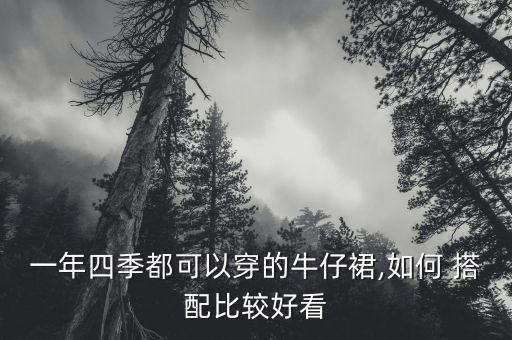 一年四季都可以穿的牛仔裙,如何 搭配比较好看