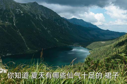 夏天好看的小长裙子,夏天黑色裙子配什么上衣好看