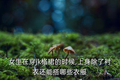 女生在穿jk格裙的时候,上身除了衬衣还能搭哪些衣服