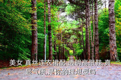 美女 真丝连衣裙配 透明高跟鞋,真显气质,是你的理想型吗