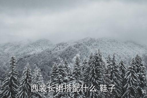 西装长裙搭配什么 鞋子
