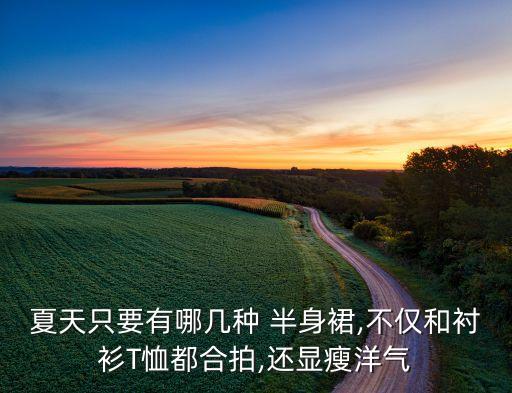 夏天只要有哪几种 半身裙,不仅和衬衫T恤都合拍,还显瘦洋气