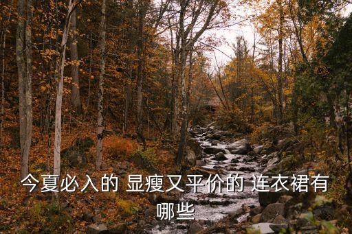 网红连衣裙 百搭 显瘦还是显胖