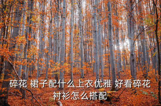 碎花 裙子配什么上衣优雅 好看碎花衬衫怎么搭配