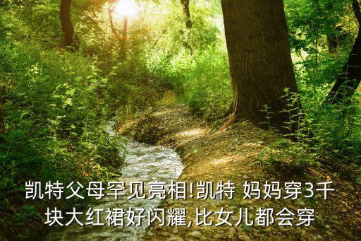 凯特父母罕见亮相!凯特 妈妈穿3千块大红裙好闪耀,比女儿都会穿